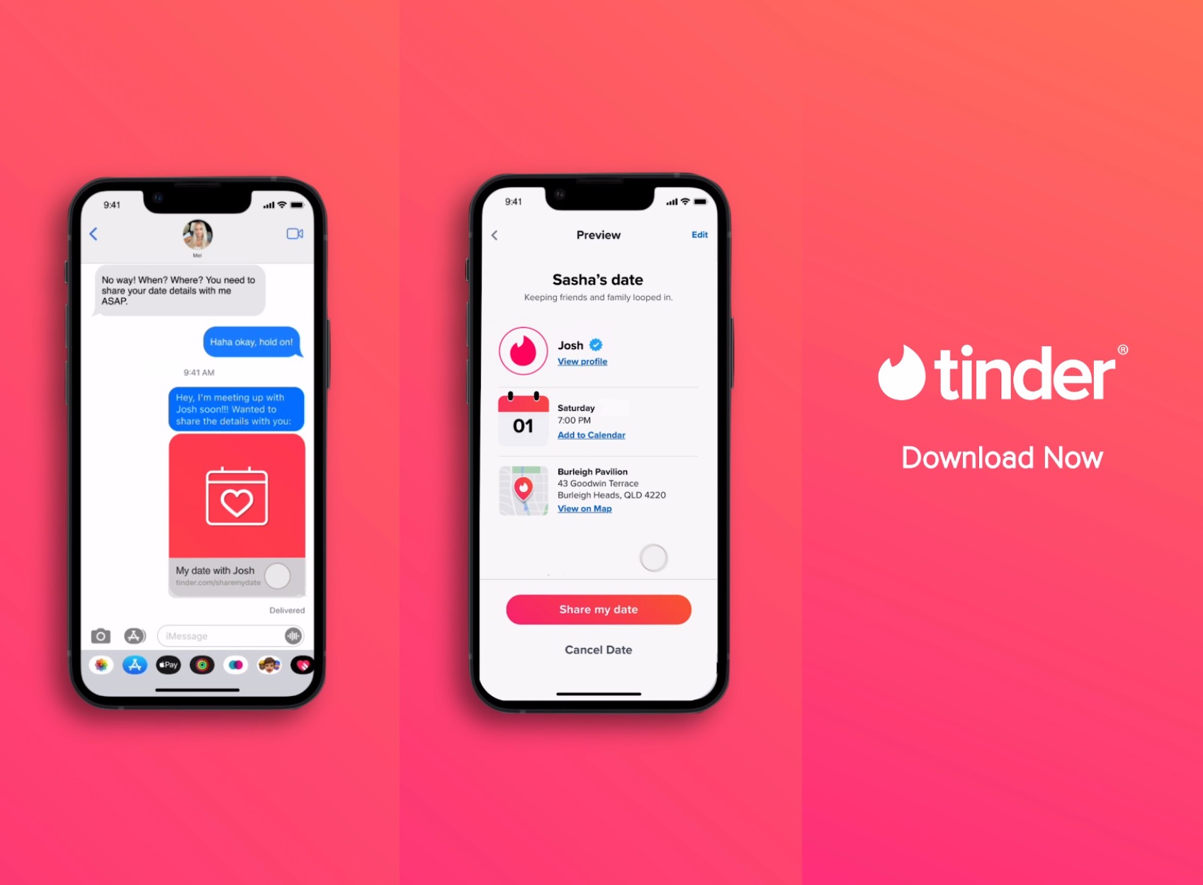 Tinder launches new social campaign for its ‘Share My Date’ feature via Akcelo and Amplify